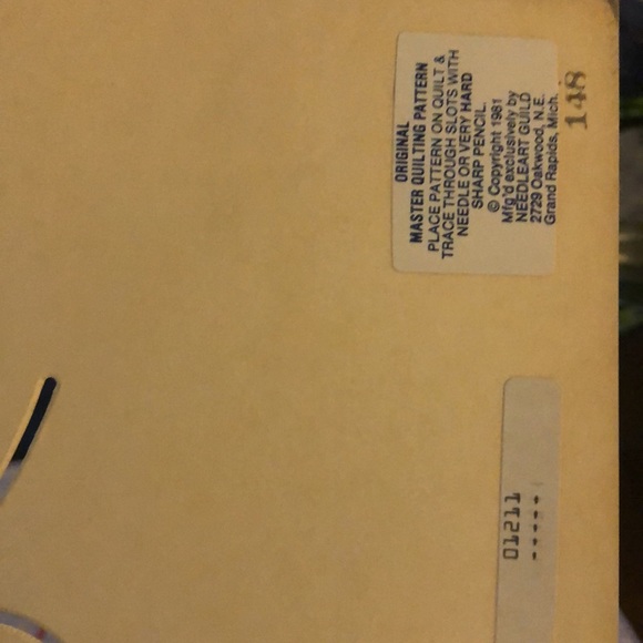 QUILT STENCILS 1981 & 1991 vintage 8 piece - Picture 14 of 16